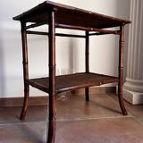 Bamboo and wicker table