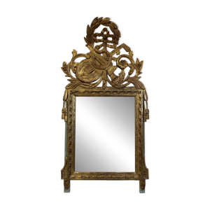 Miroir d'époque Louis - bois