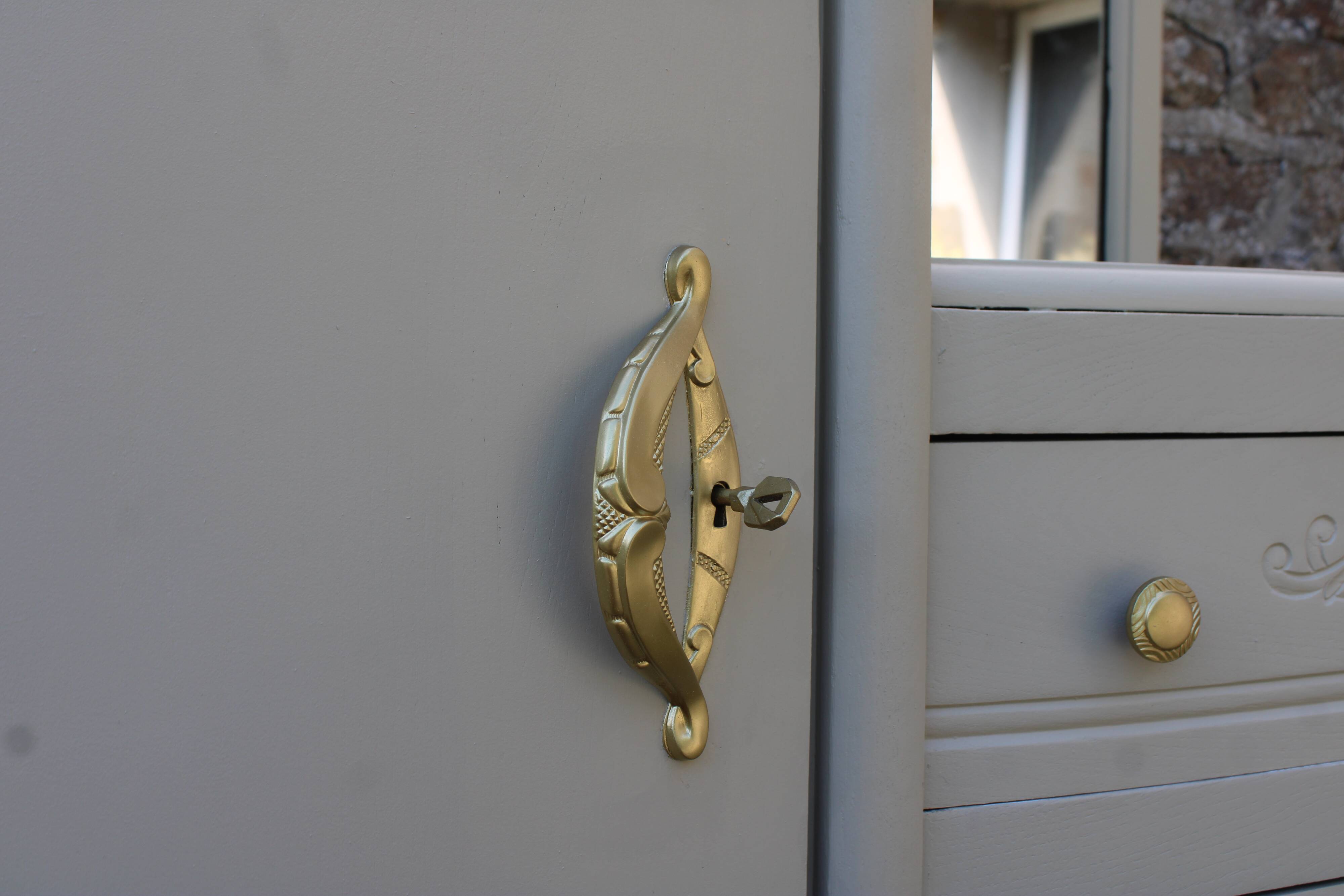 Asymmetrical art deco wardrobe