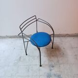 6 chaises collection "Lune d'Argent", Pascal Mourgue, design 1985