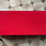 Lacquered red tv cabinet