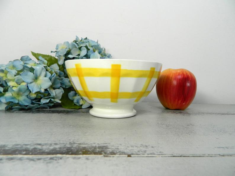 Ceramic latte bowl, vintage