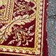 Persian wool rug in burgundy 200x300