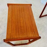 Vintage Danish mid-century retro Kai Kristiansen nesting tables 1960s