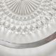 Glass dish with English silver-plated metal rim