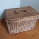 wicker box basket