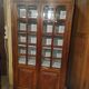 Walnut library with small squares