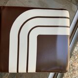 Pouf Pierre Cardin in 70s vinyl