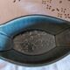 Enamelled ceramic pocket emptier signed Michel Delmotte