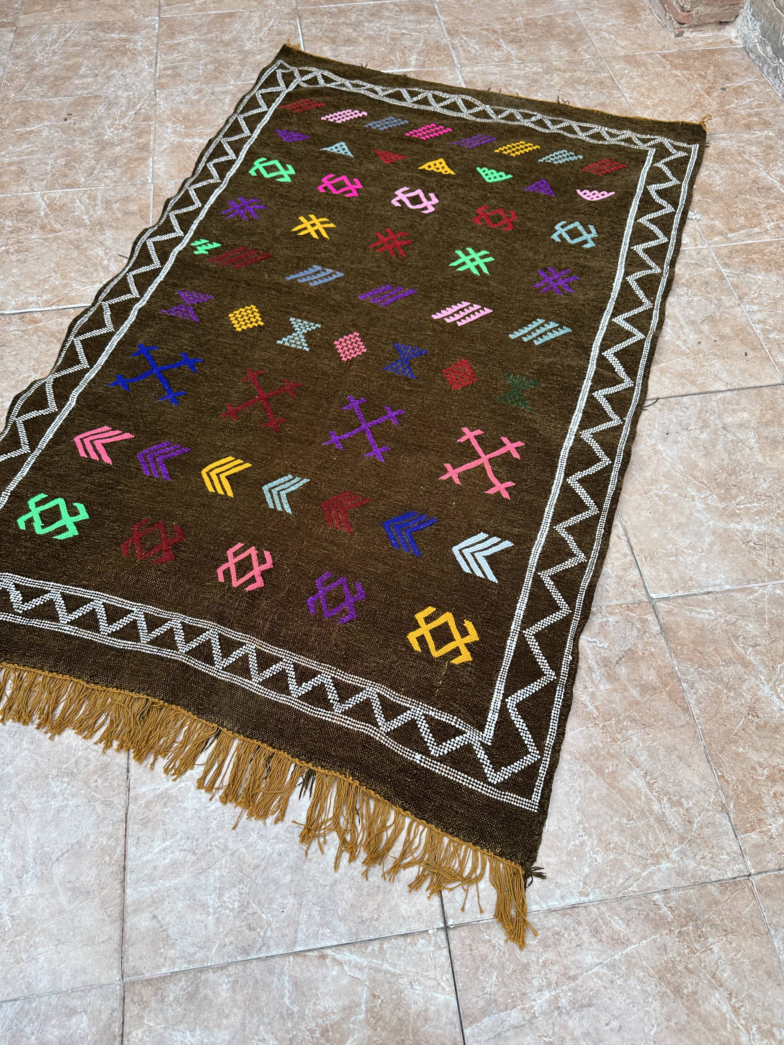 Moroccan rug - handmade rug - Berber wool rug - Floor rug