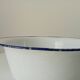 Old enameled basin