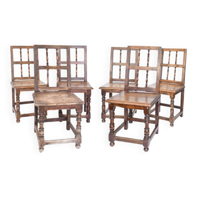 Suite de 6 chaises lorraine