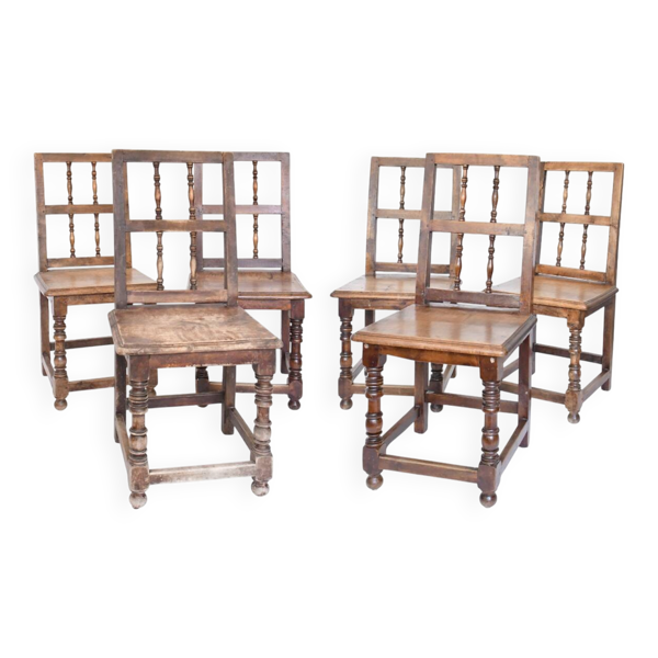 Suite de 6 chaises lorraine