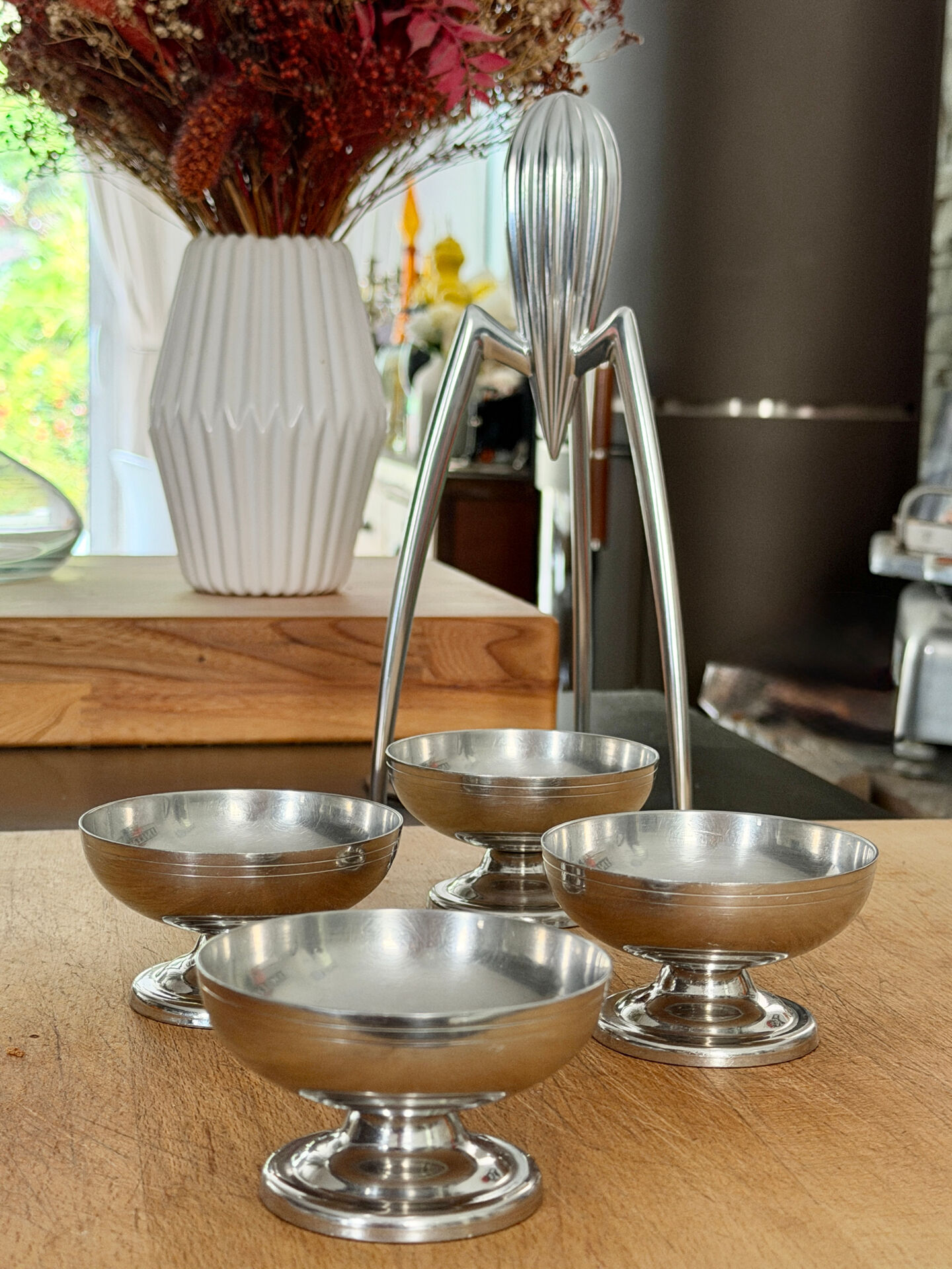 Série de 4 coupes à glace vintage Letang Remy