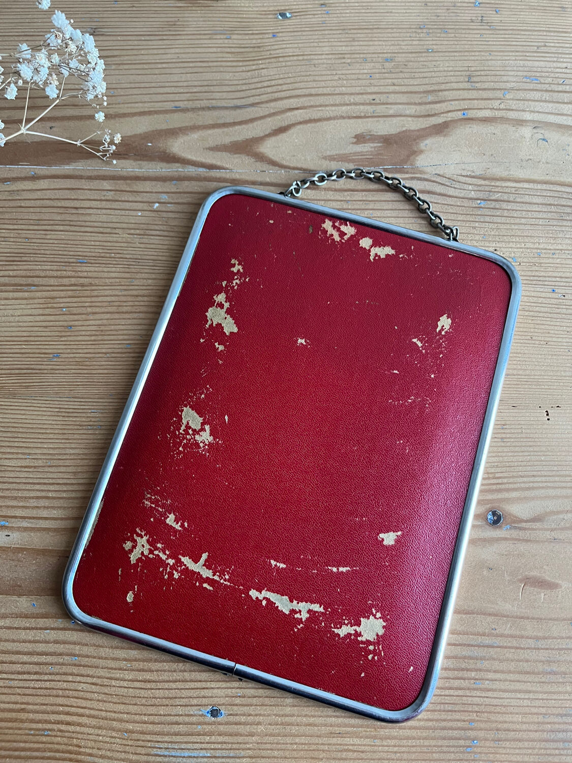 Vintage barber mirror