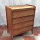 Wooden dresser with 4 drawers around 1950s-1960s dimension: height -90cm- width -70cm-