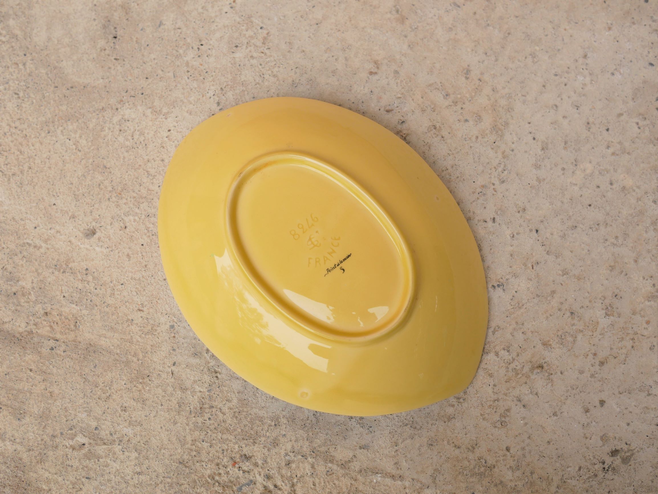 Vintage ceramic cup by Saint Clement earthenware, France