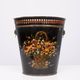 Metal Hand painted Waste Basked 1950s England