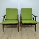 Lounge chairs by Ton, Set of 2