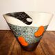 Large ceramic vase Elchinger France. 1950s