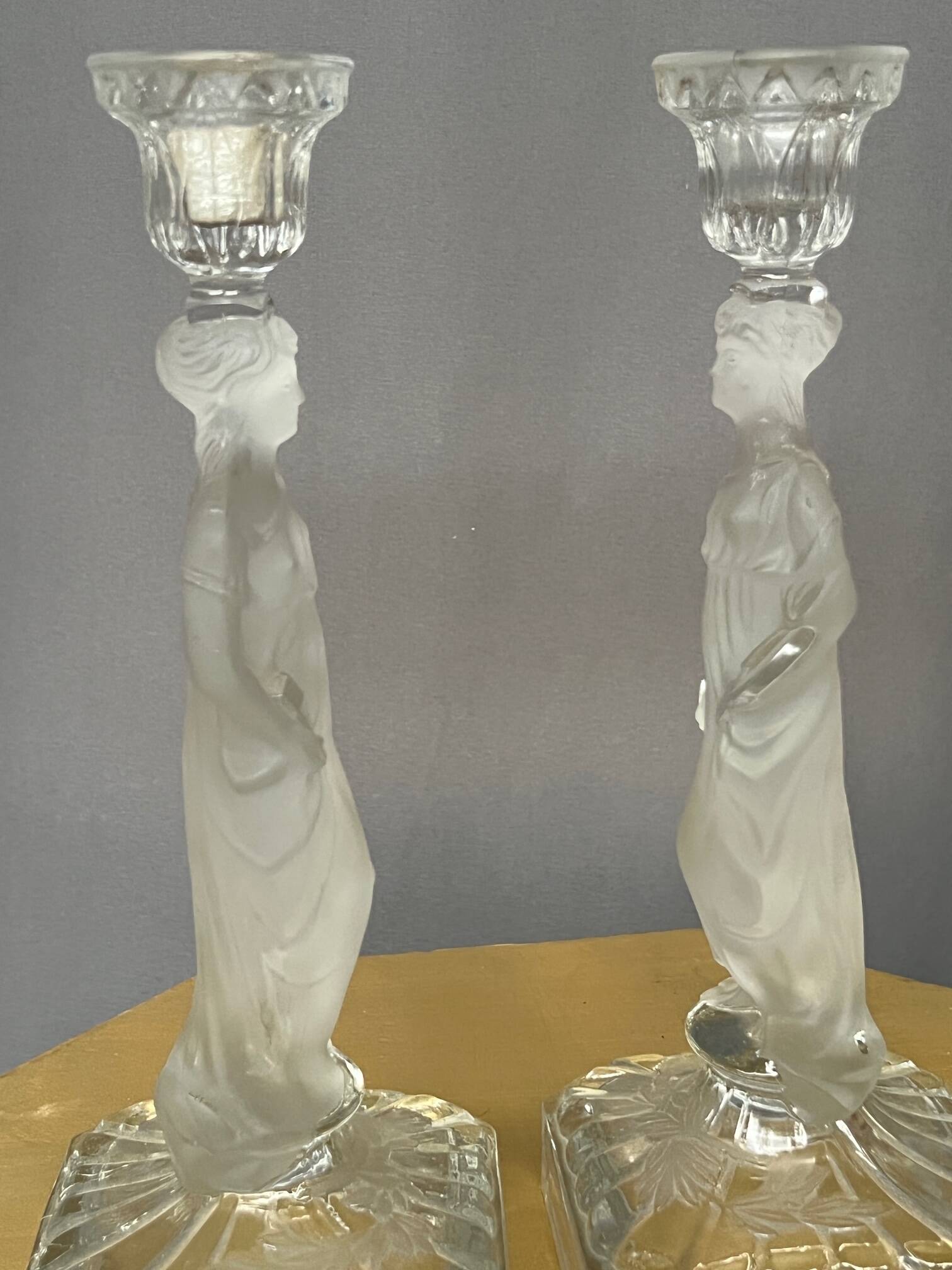 Pair of candlesticks.