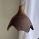 Small suspension in organic teak hat D30 H20
