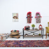 3x9 Vintage Antique Runner Rug, 76x283Cm