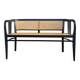 Vienna Secession beech canapé with cane seat and backrest.
