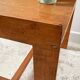 Geometric coffee table wood vintage honey