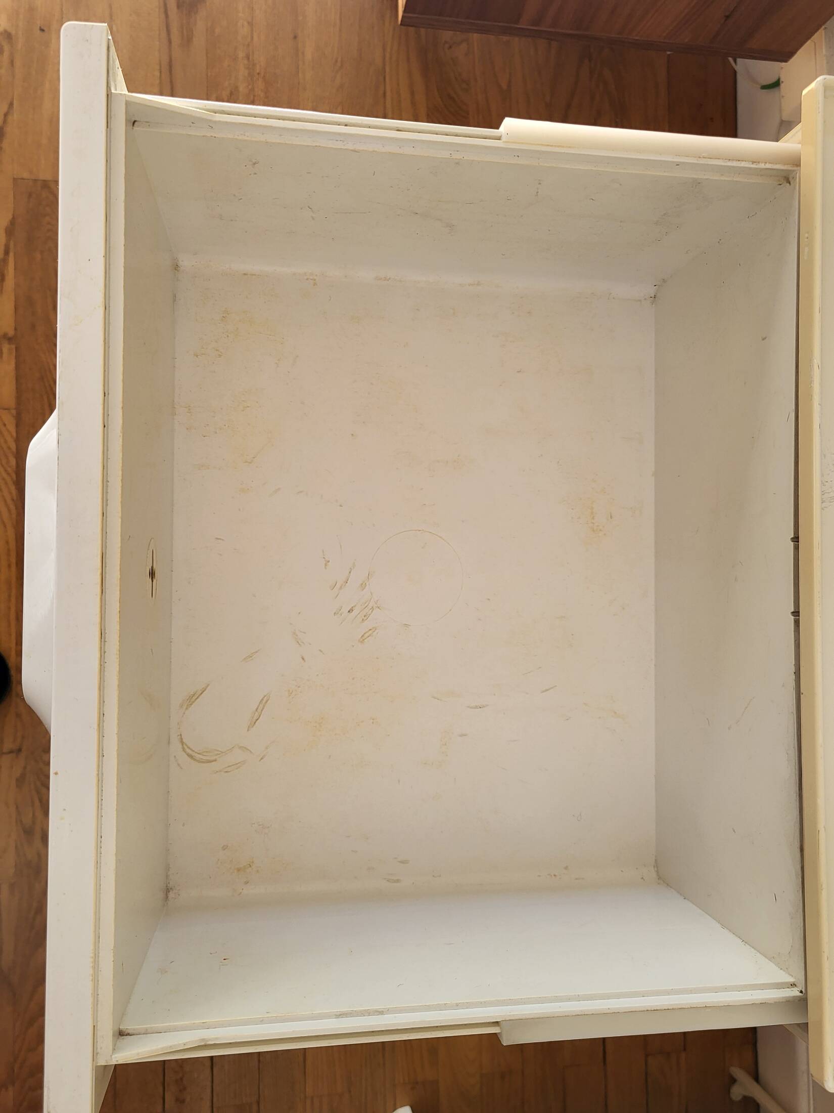 Flair plastic bedside table 1960s Vintage