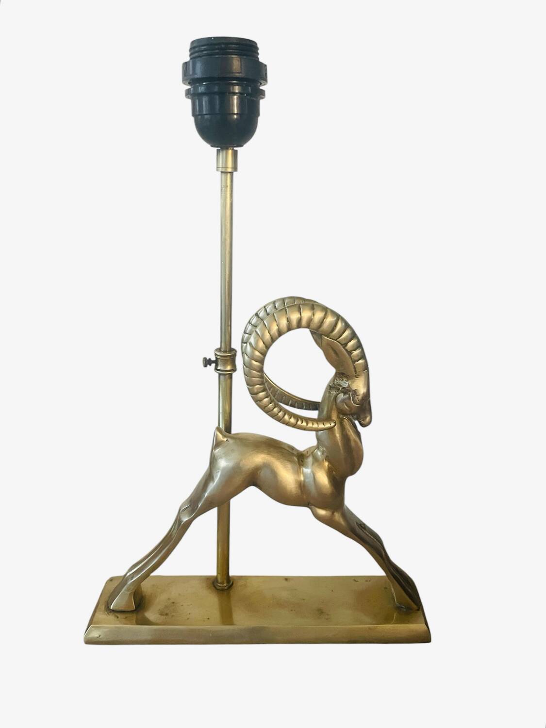 Art Deco Brass Lamp