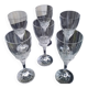6 water glasses or large wine glasses in Cristal d'Arques Model Granville
