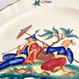 Sarreguemines dish, Chinese scene motif