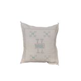 Berber cactus silk bench cushion