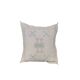 Coussin berbère en soie de cactus blanche