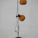 Lampadaire orange vintage, Hongrie, 1970