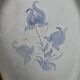 Oval dish signed Chantal and Thierry Robert, Poncé sur Loir