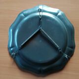 Assiette médiéval en étain