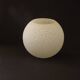 French vintage white Clichy glass ball-shaped replacement shade for lamps.