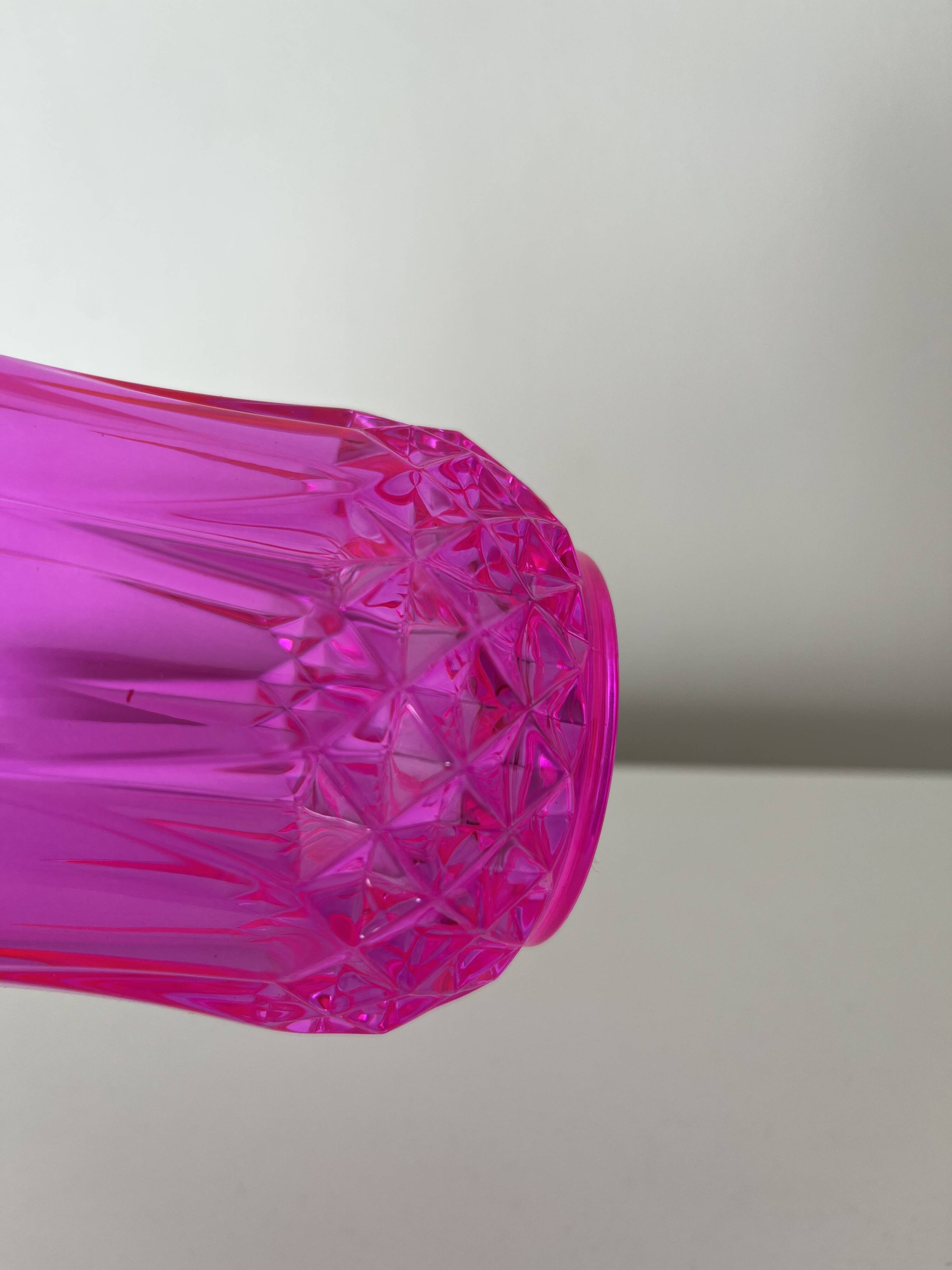 Verre en cristal d'arques vintage