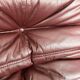 Modern French Togo leather sofa