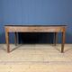 Old decorated wooden kitchen table