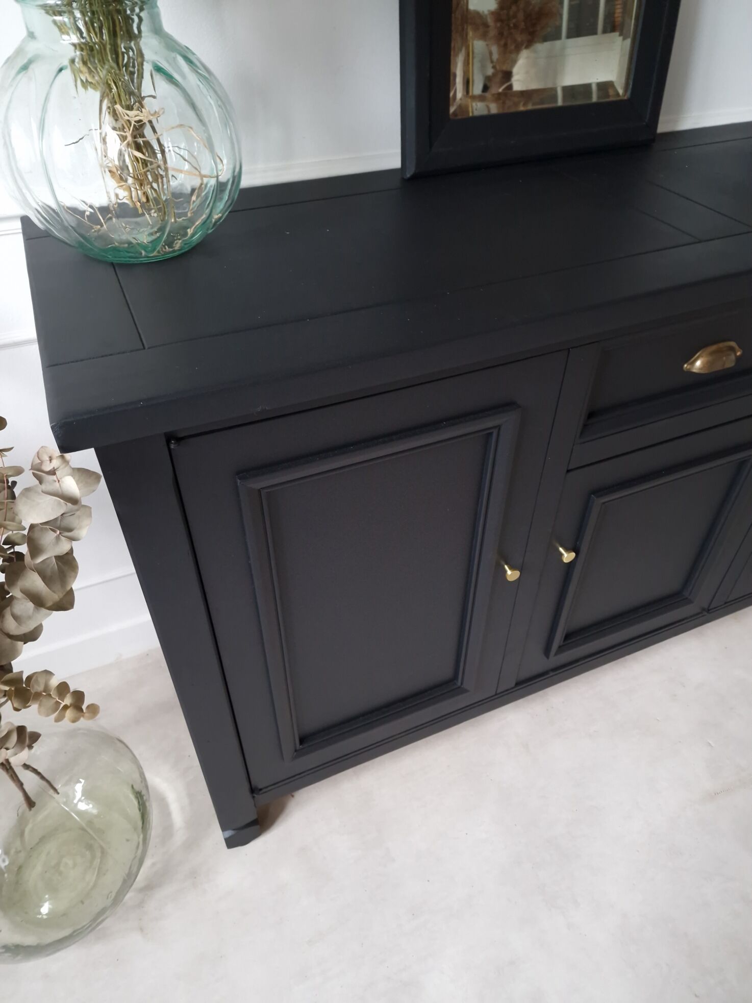 Black sideboard