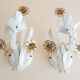 Wall lamp set in the Florentine style by Fischer Leuchten