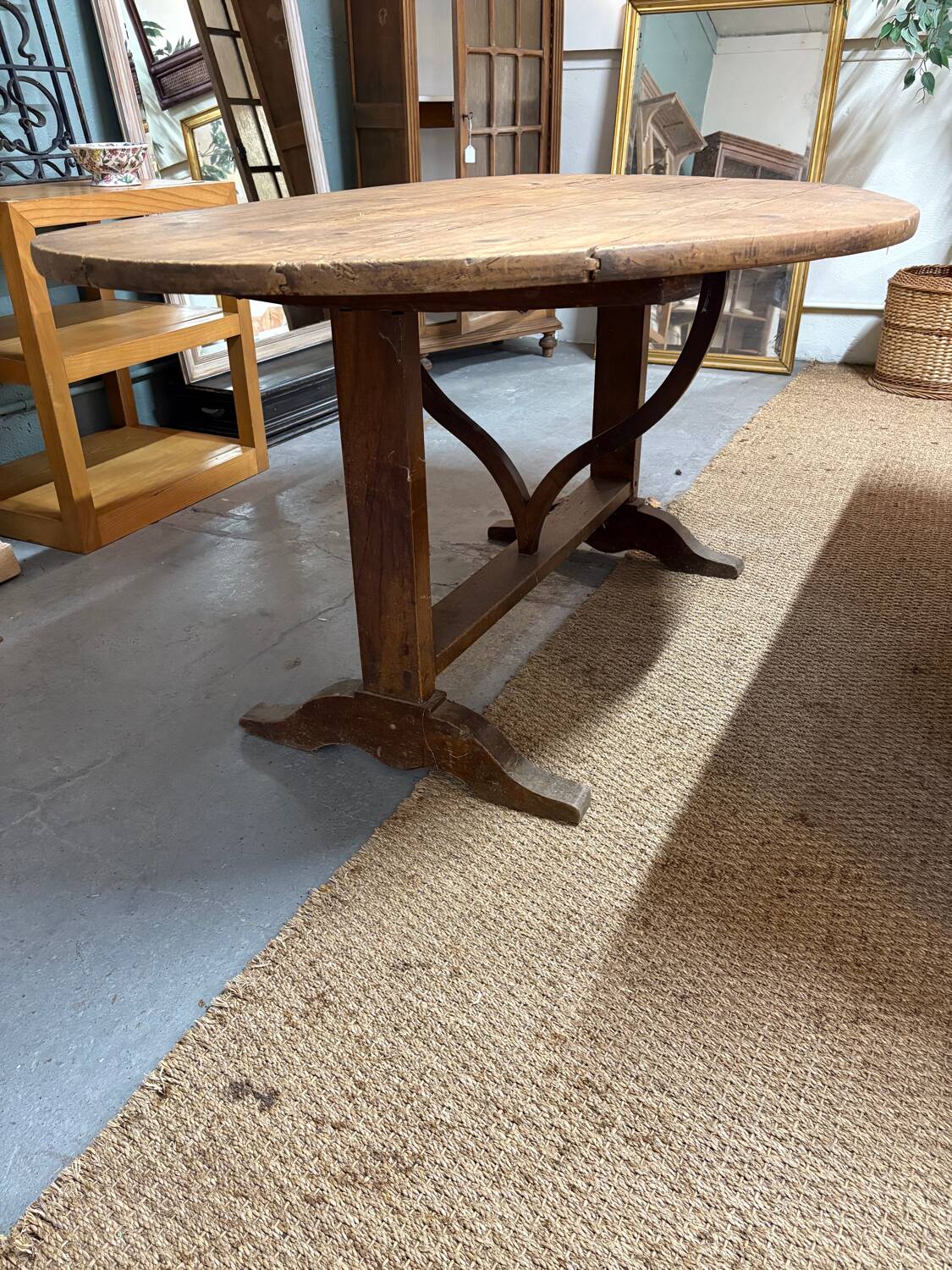 Winery dining table