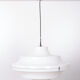 White Acrylic Ceiling Lamp Yki Nummi Style 1970s Italy