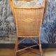 Fauteuil rotin 1930-50