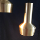Danish brass suspensions, set of 2