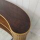 Vintage wicker bar and its two stools