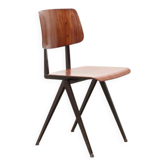 Vintage chair Galvanitas S16 oak/brown